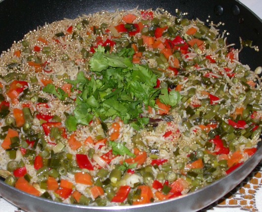 rice and quinoa pilaf